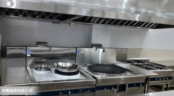 机关单位食堂厨房设备安装现场
